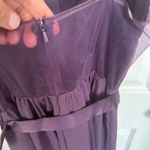 White by Vera wang Elegant Purple Women's Dress 8